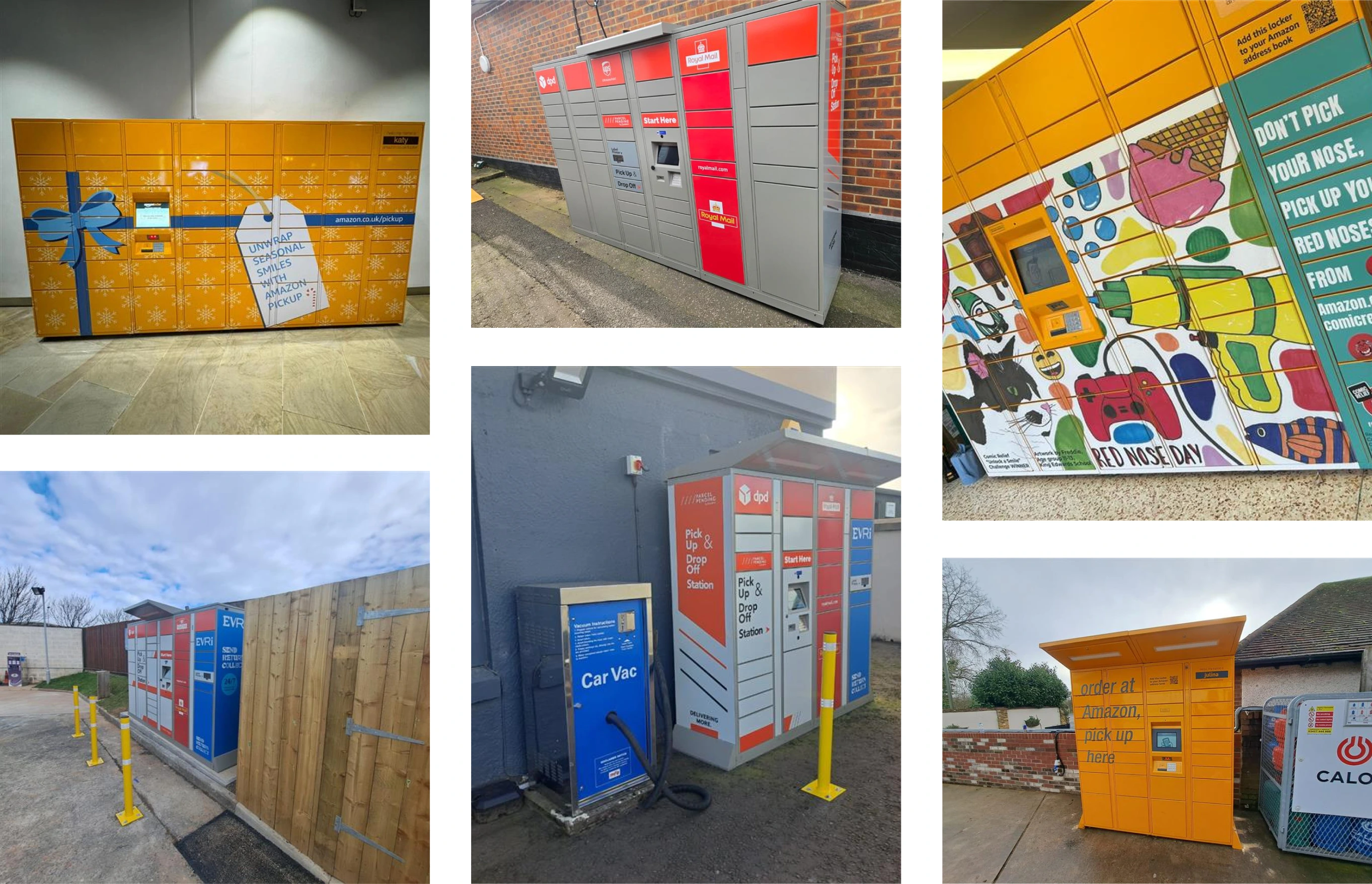 Street furniture and smart lockers installations by Brand Link